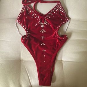Gorgeous velvet bodysuit